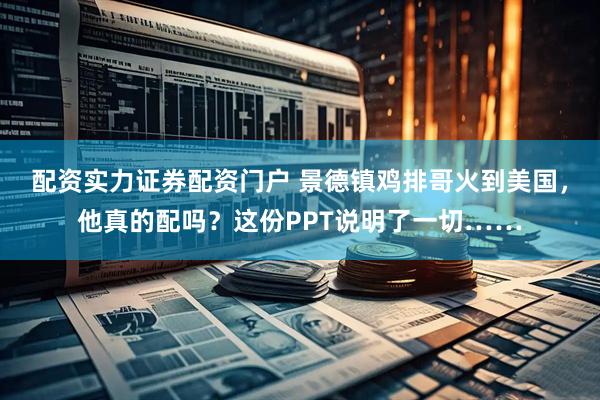 配资实力证券配资门户 景德镇鸡排哥火到美国，他真的配吗？这份PPT说明了一切……